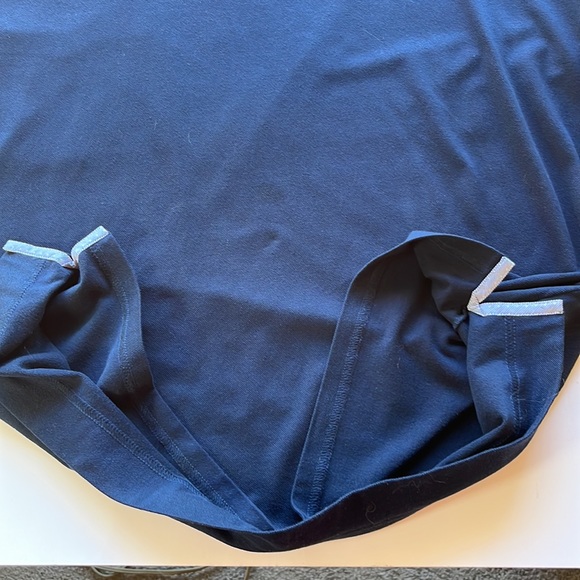 Peter Millar XL Navy Polo Shirt short sleeves, 3 button, Straight Hem 100%Cotton - Picture 4 of 7